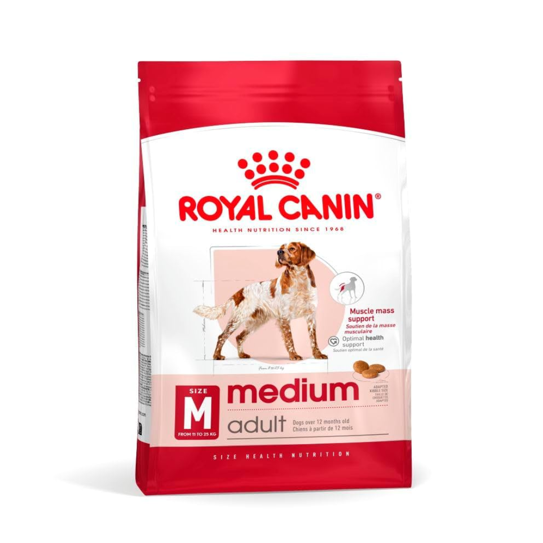 Royal Canin Medium Adult Dry Dog Food 4kg Pack