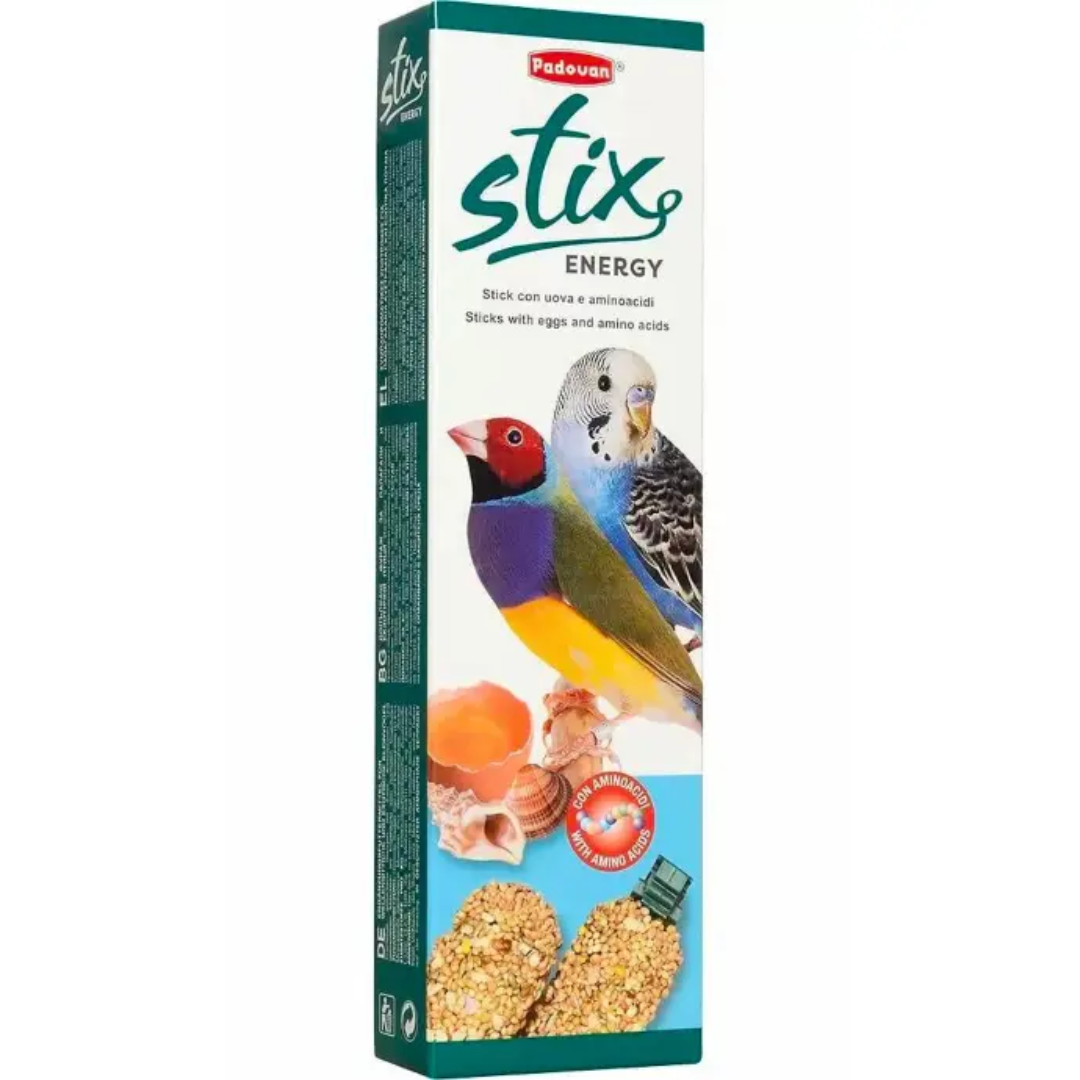 Padovan Stix Energy 80g Budgie & Exotic Bird Treats