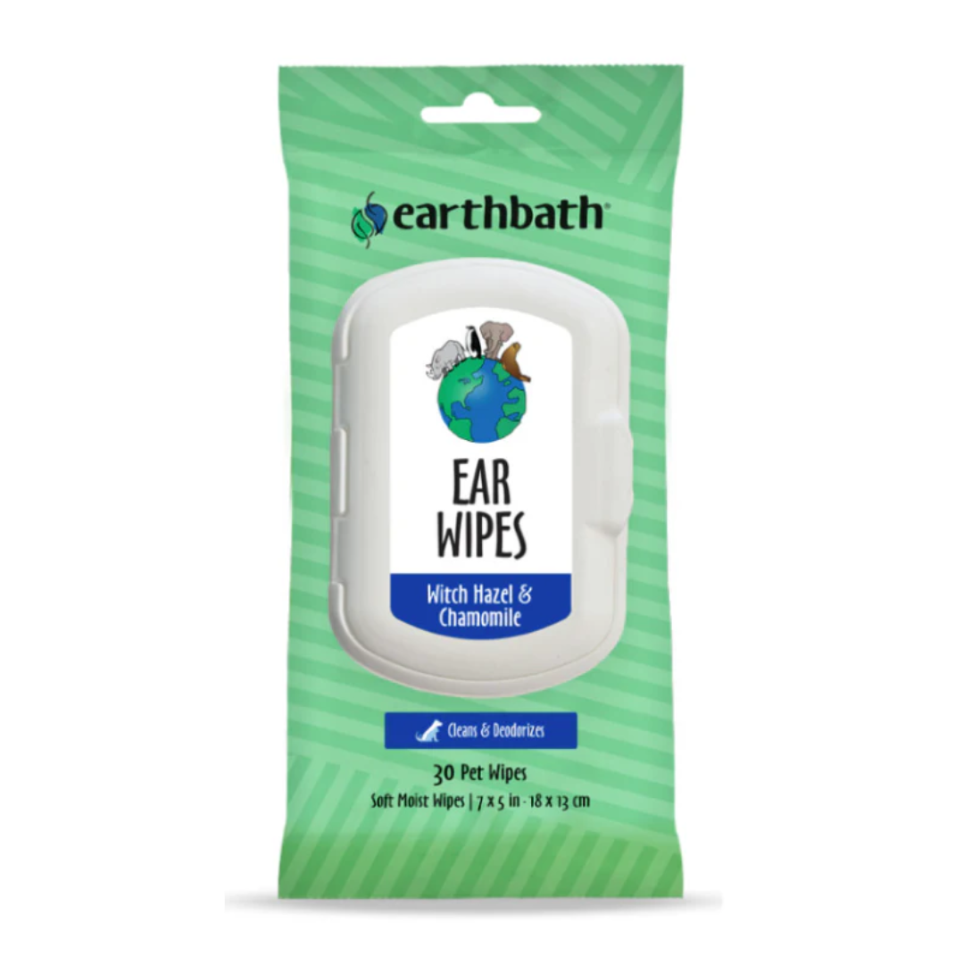 Earthbath Ear Wipes Fragrance Free For Pets