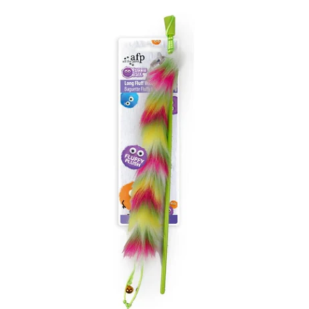All For Paws Long Fluff Feather Wand Cat Toy