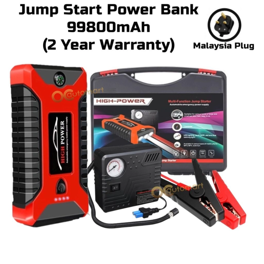 99800mAh Multi-Function Car Jump Starter Power Bank