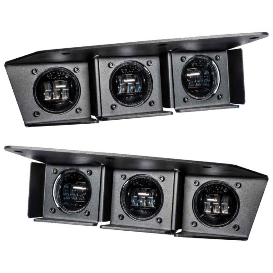 Ford Bronco 2021-2025 Triple LED Fog Lamp Steel Bumper