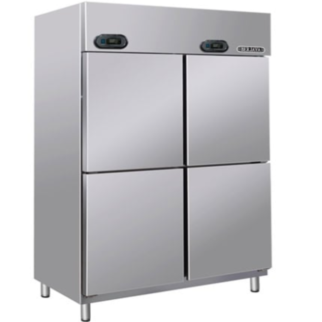 Dual Upright Chiller Freezer For Commercial Use