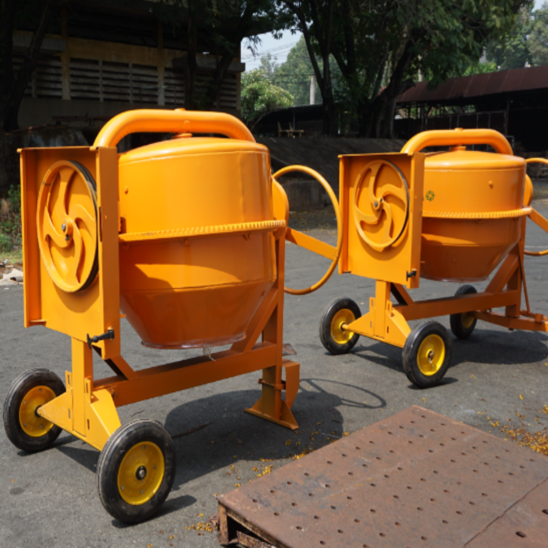 Tiling Drum Concrete Mixer Machine Custom Capacity