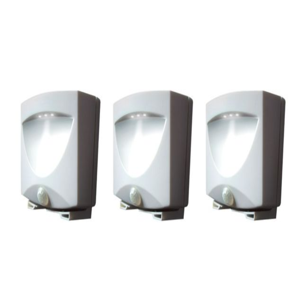 Motion Activated Outdoor LED Night Lights Set Of 3