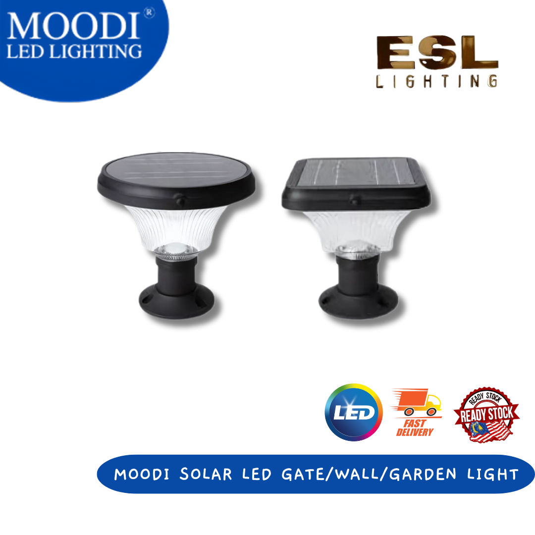 MOODI Solar LED Path Light 90W 1802S Outdoor Guide