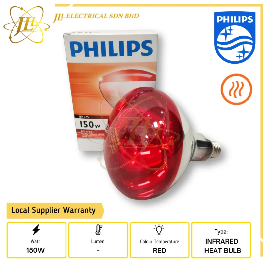 PHILIPS Infrared Heat Covert IR Lamp BR125 150W Review