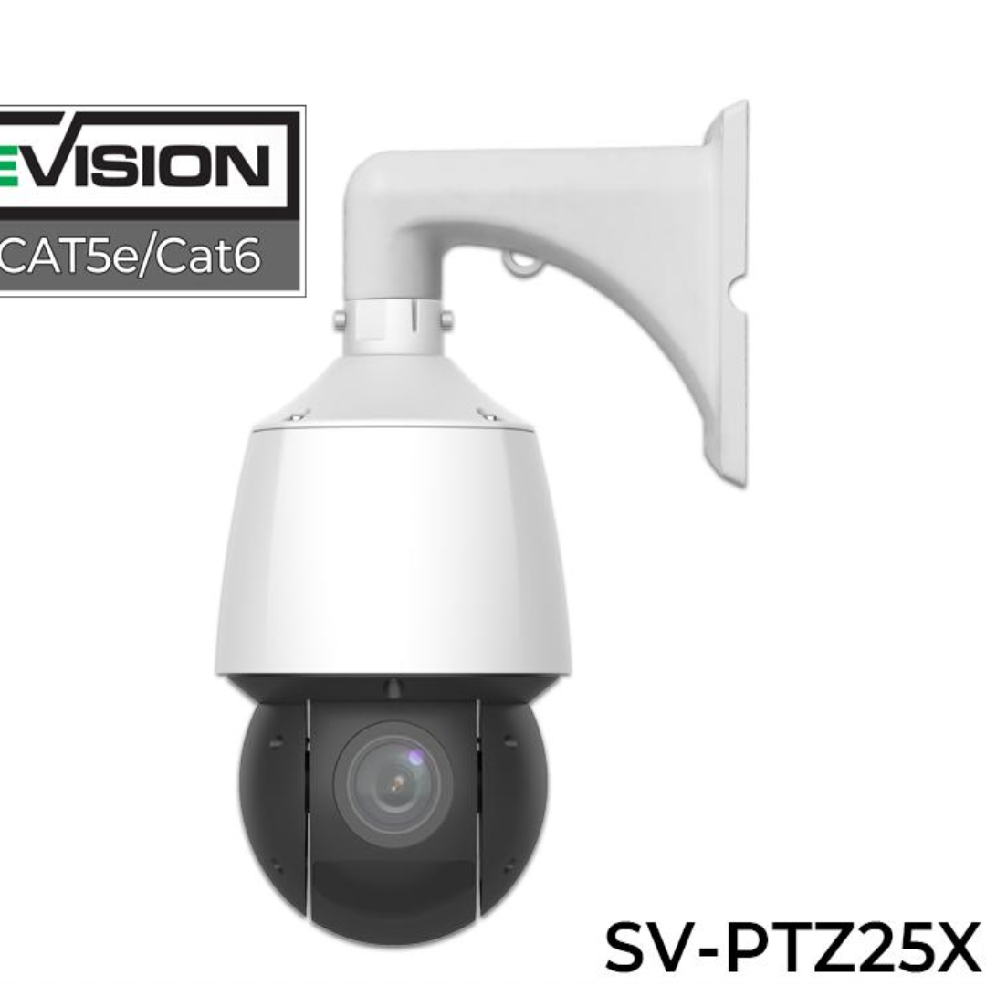 PTZ Security Camera With 25X Optical Zoom And Auto-Tracking