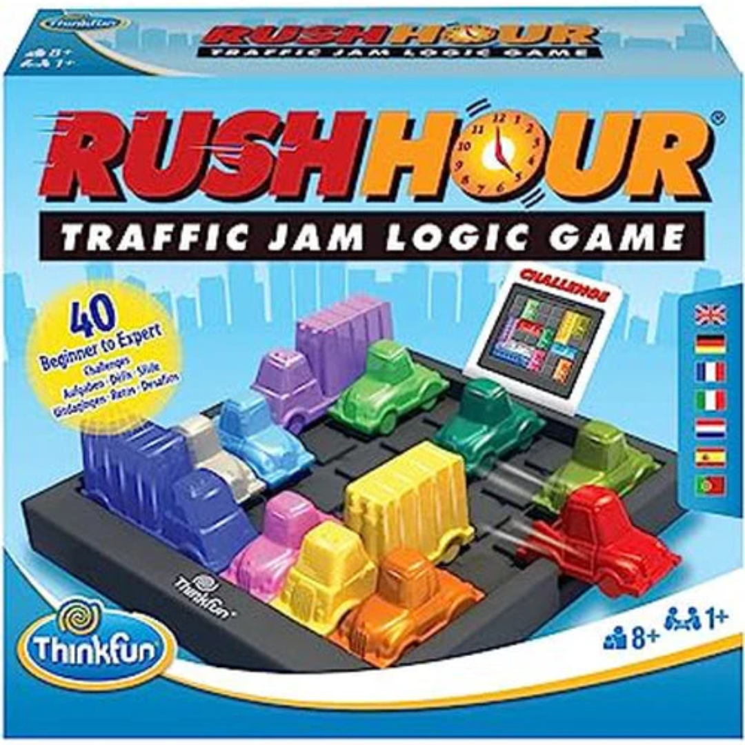 Thinkfun Rush Hour Traffic Jam Logic Game For Kids