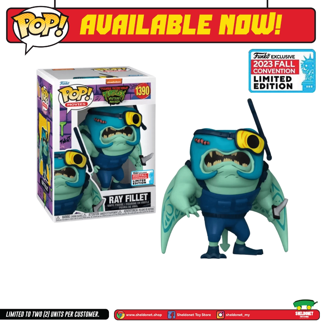 Pop! Animation TMNT Movie Ray Fillet Funny Figure Collectible
