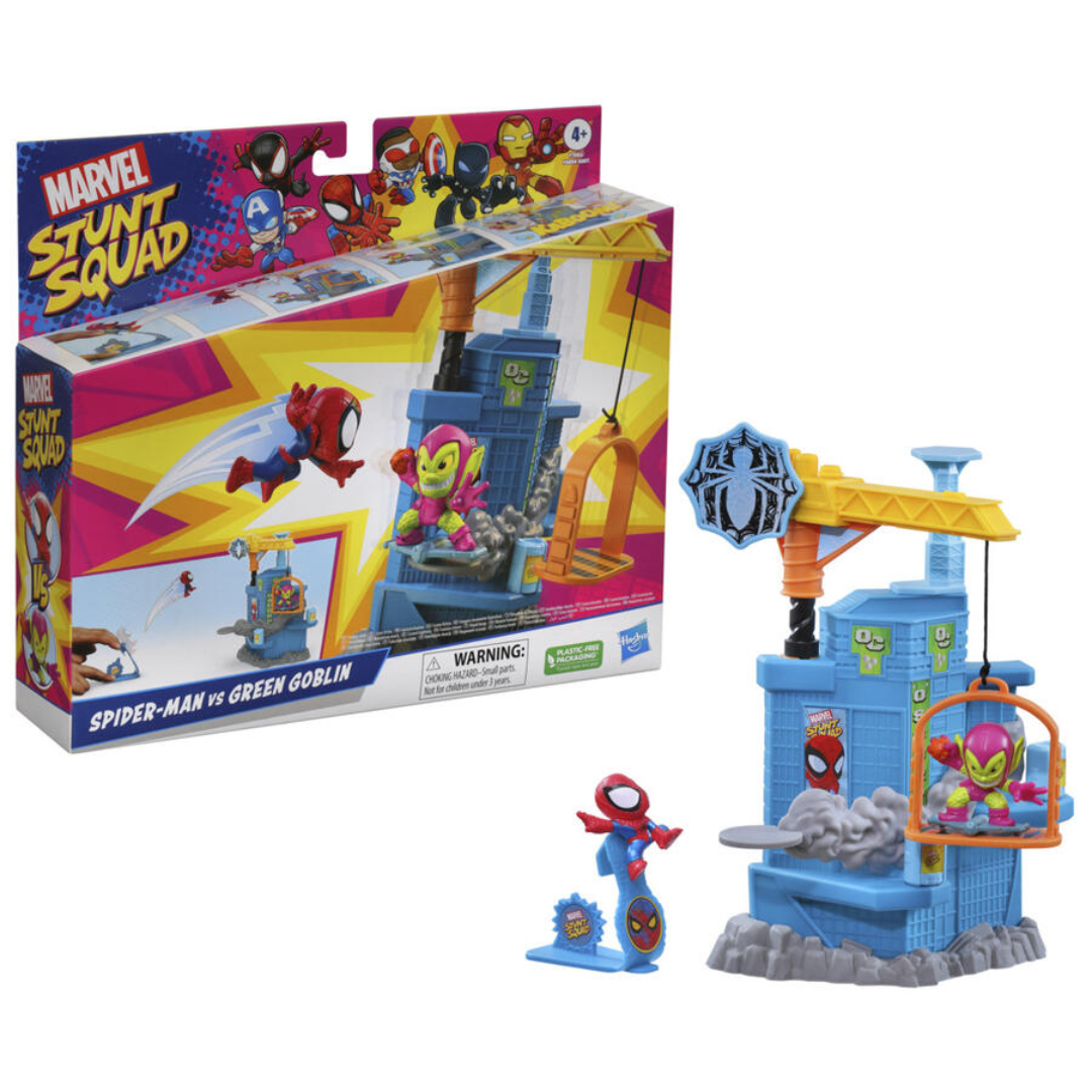 Marvel Stunt Squad Smashin’ Heroes Action Playset