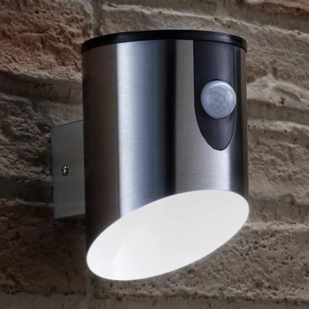 Outdoor Battery PIR Wall Light 2 Pack For Gardens