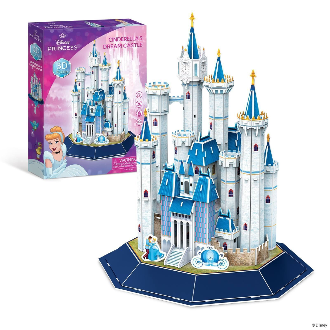 CubicFun 3D Puzzle Cinderella’s Dream Castle Set