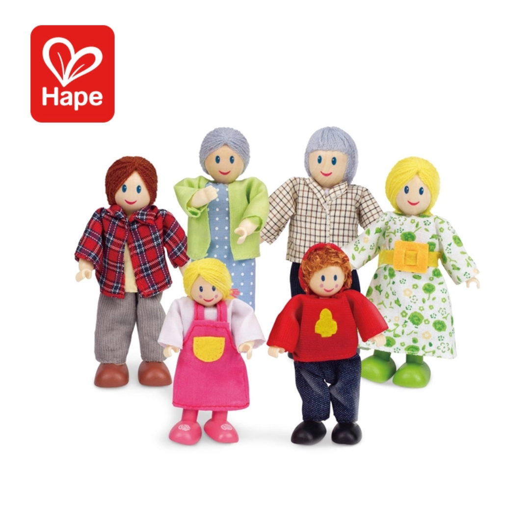 Hape 3500 Happy Family Traditional Fashion Doll Age 3+