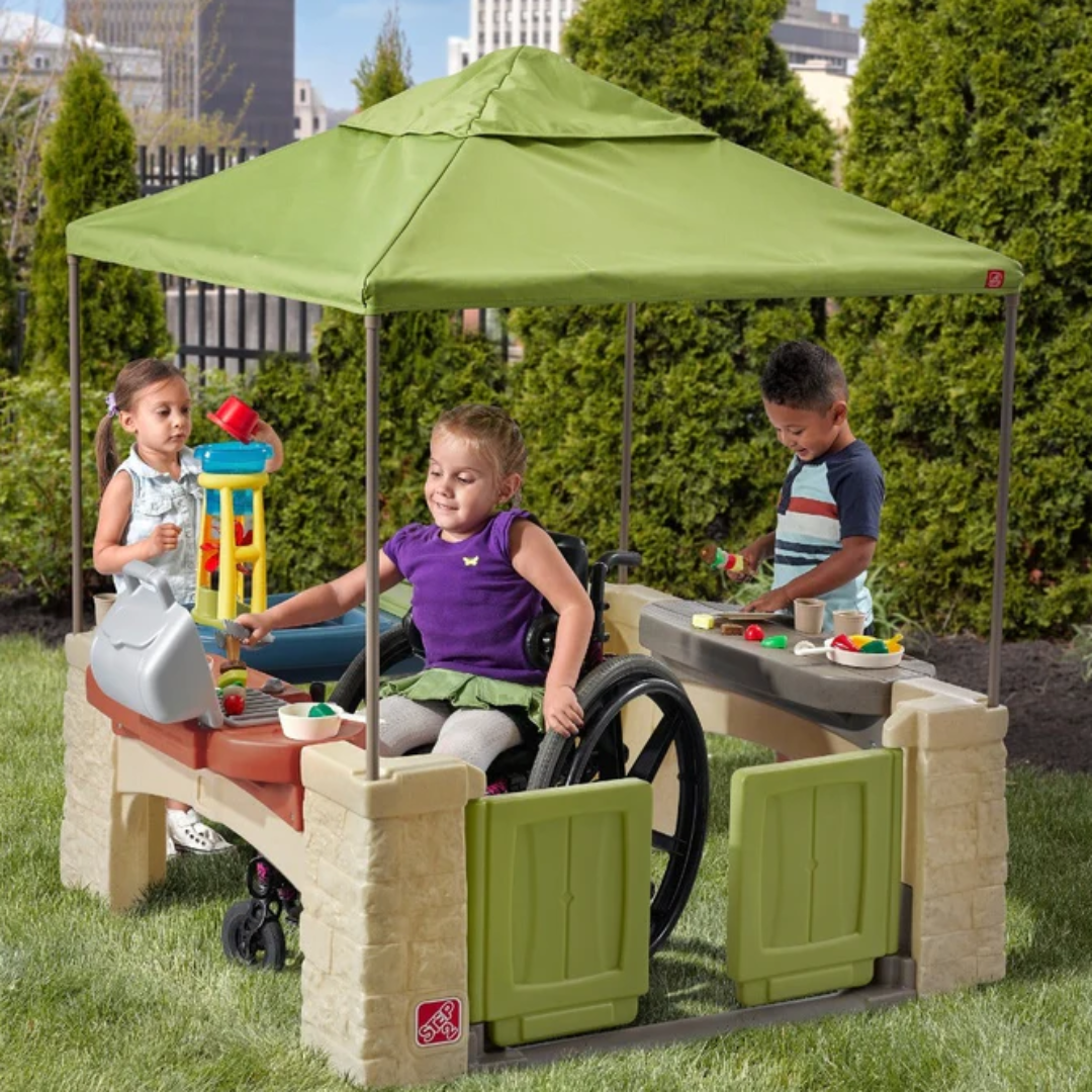 All Around Playtime Patio With Canopy Outdoor