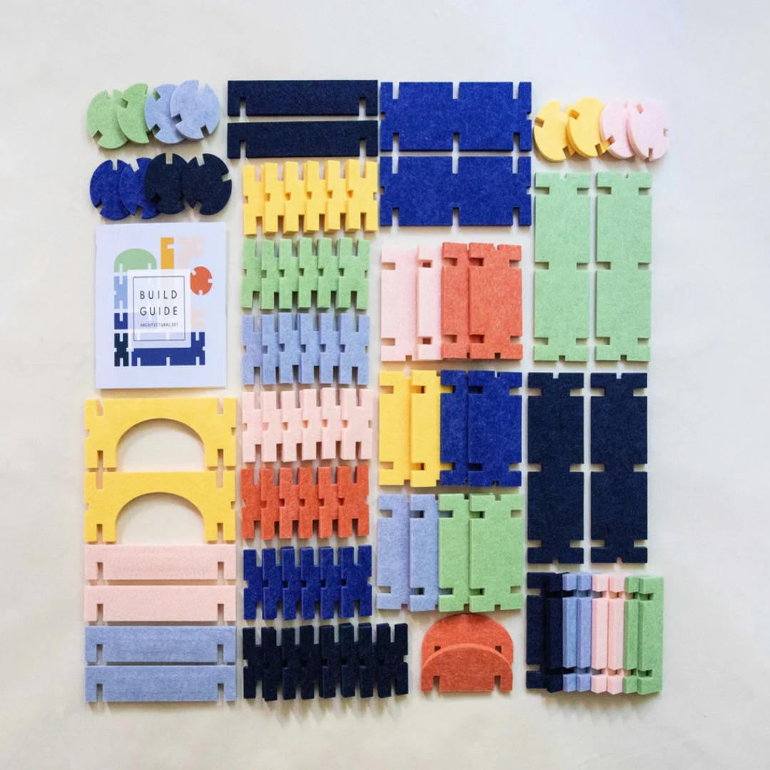 Interlocking Blocks Architectural Block Set For Kids