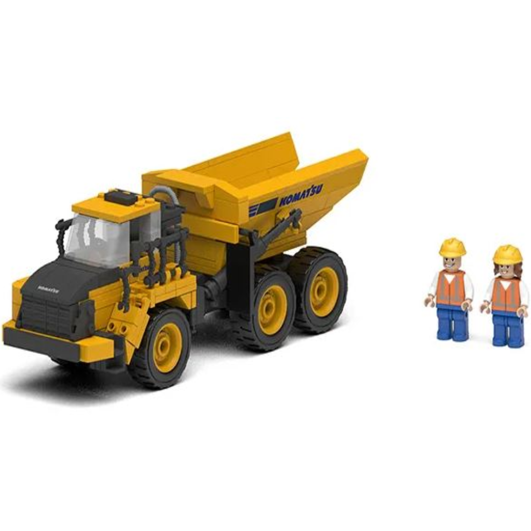 Komatsu Articulated Dump Truck Building Blocks Set