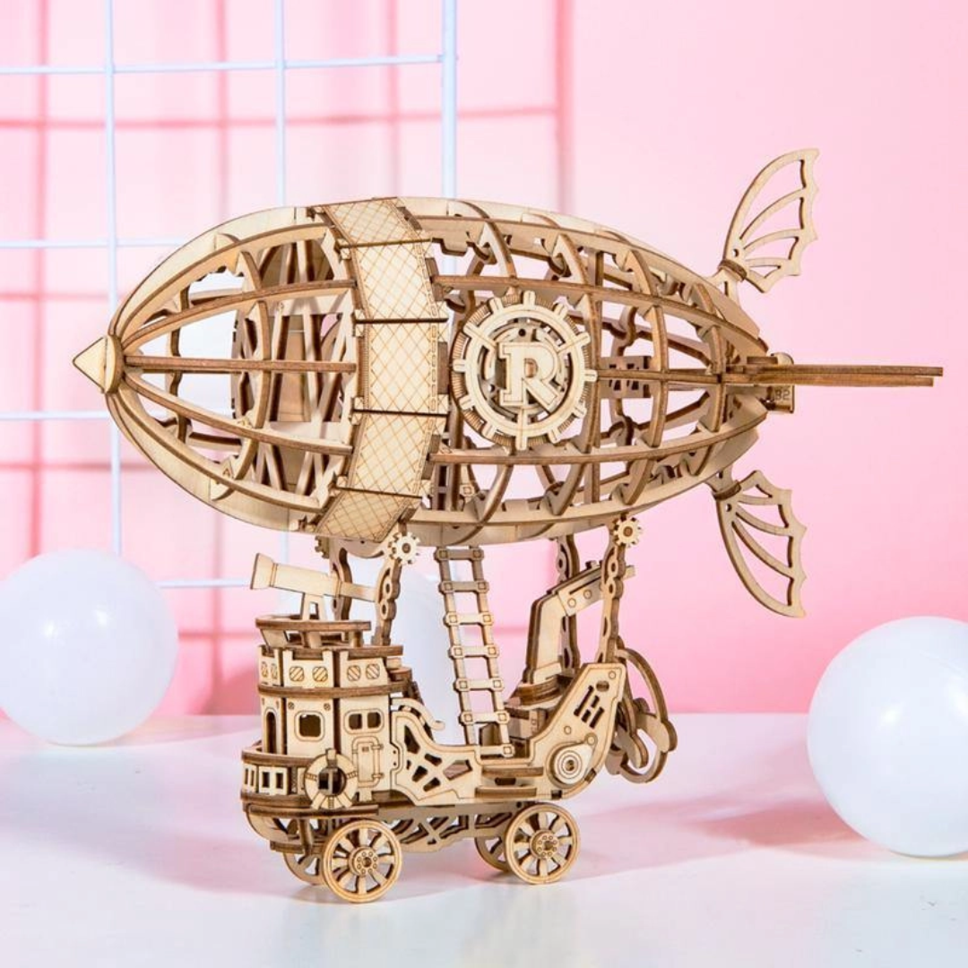 Rolife Modern 3D Wooden Construction Kit Airship
