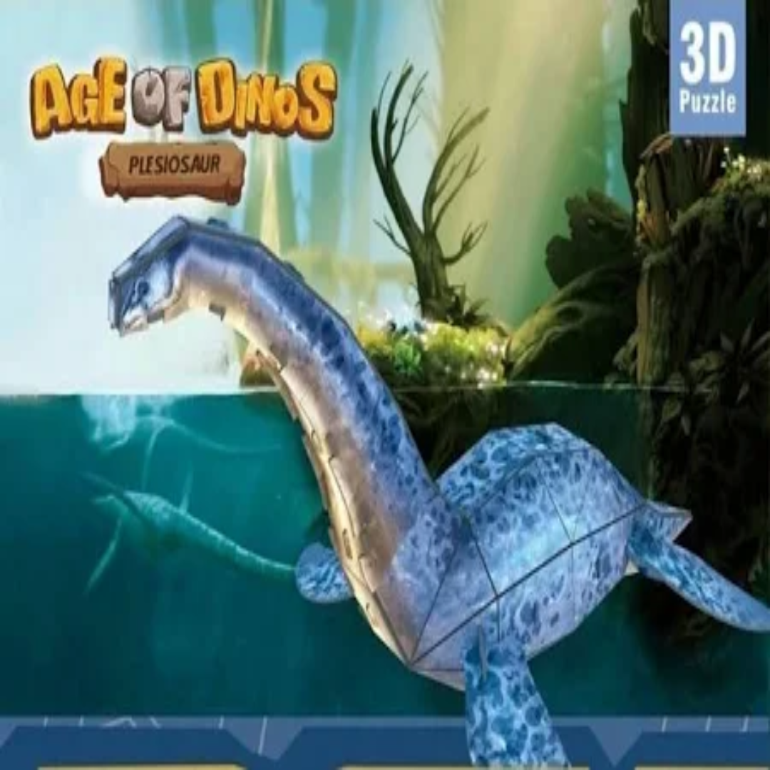 Cubic Fun Plesiosaur 3D Animal Puzzle Kit