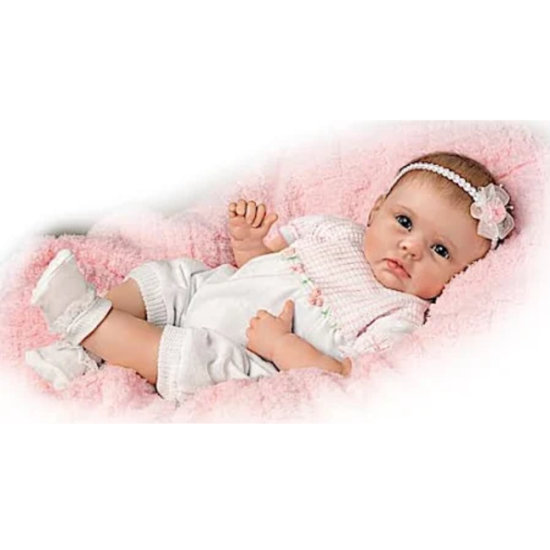 Lifelike Interactive Baby Doll Holds Your Hand