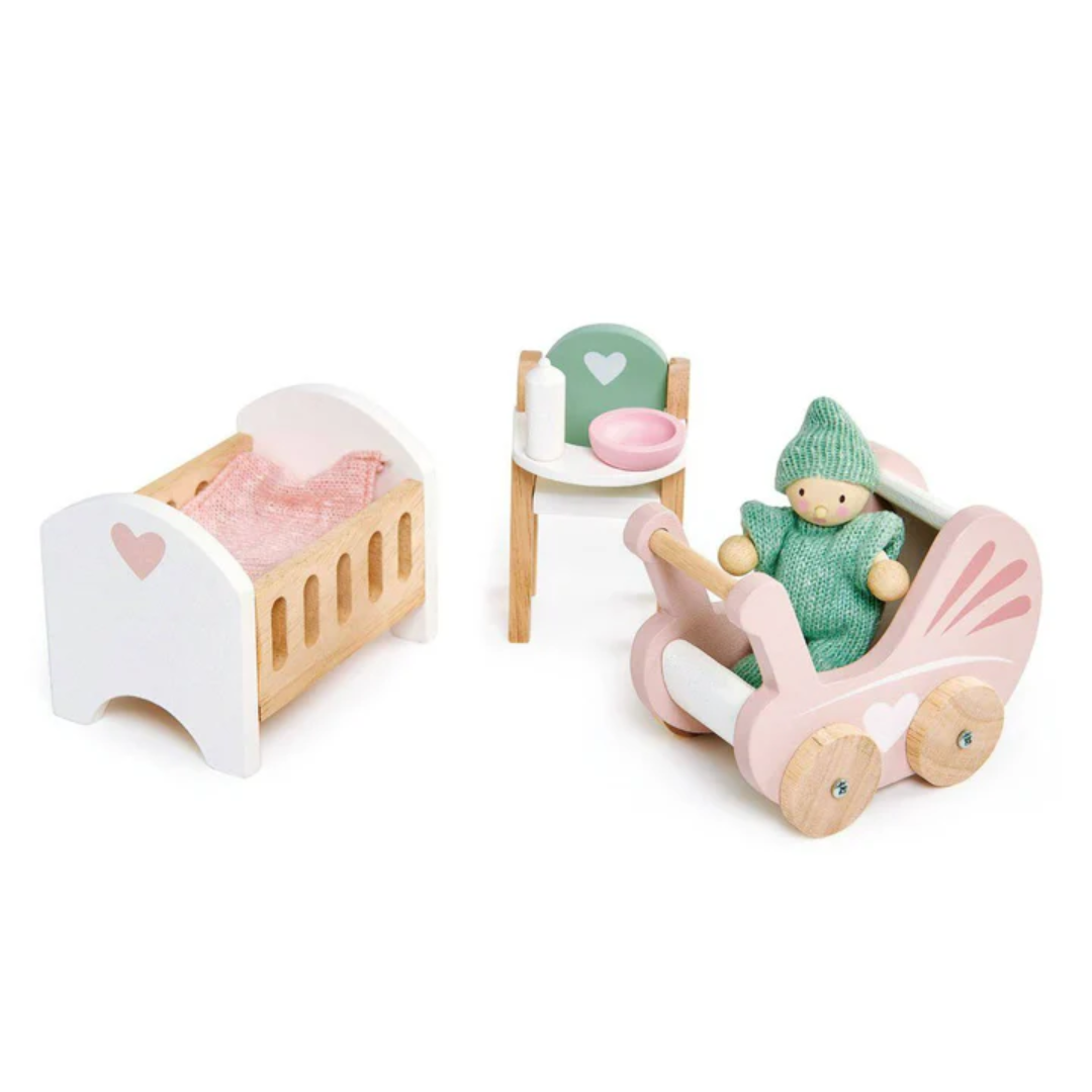 Dollhouse Nursery Set Dollhouse Accessories