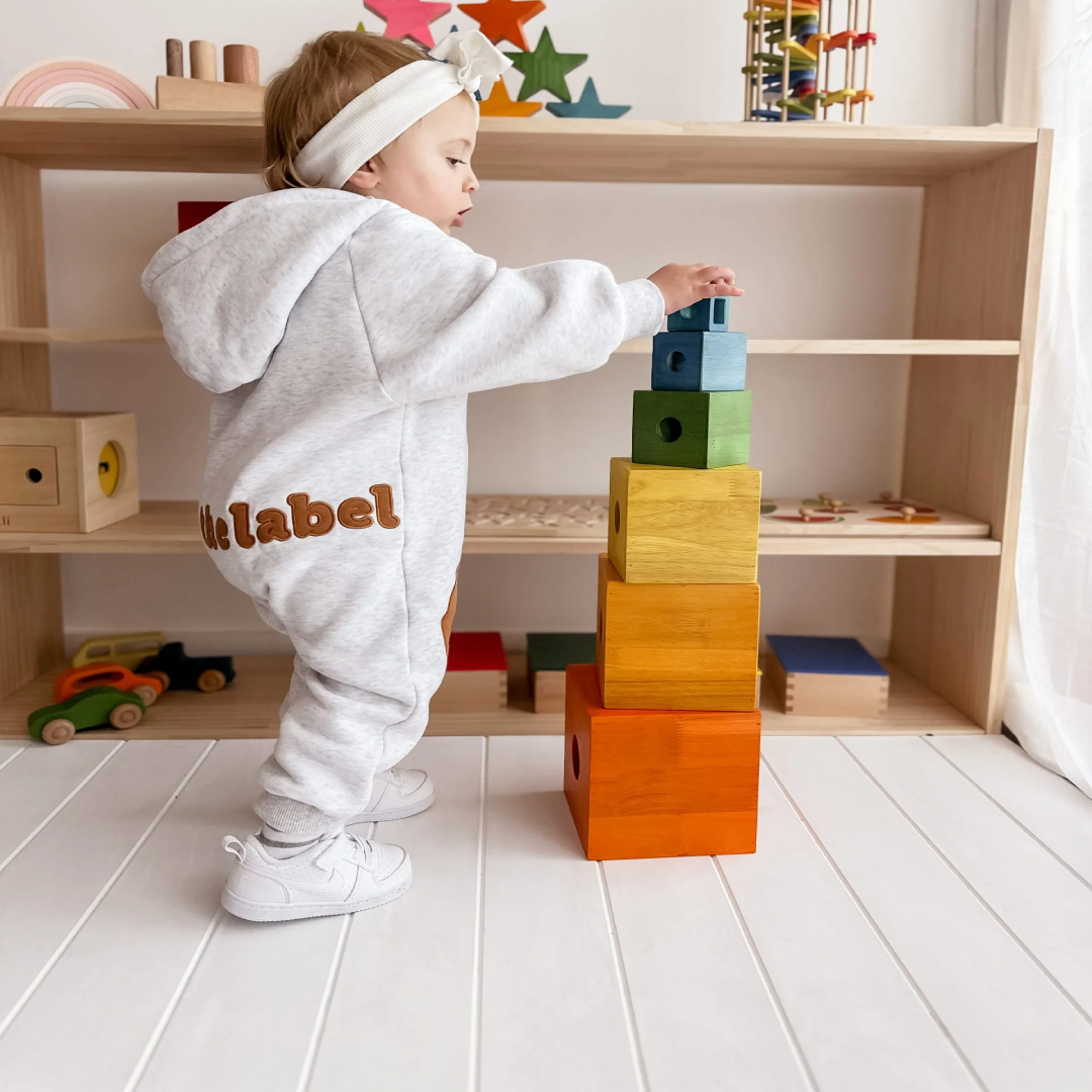 Rainbow Nesting Toy Building Block For Creativity