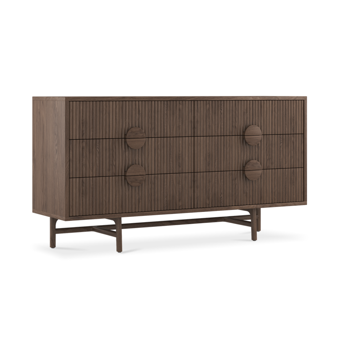 Reku Wide Low Dresser For Stylish Organization