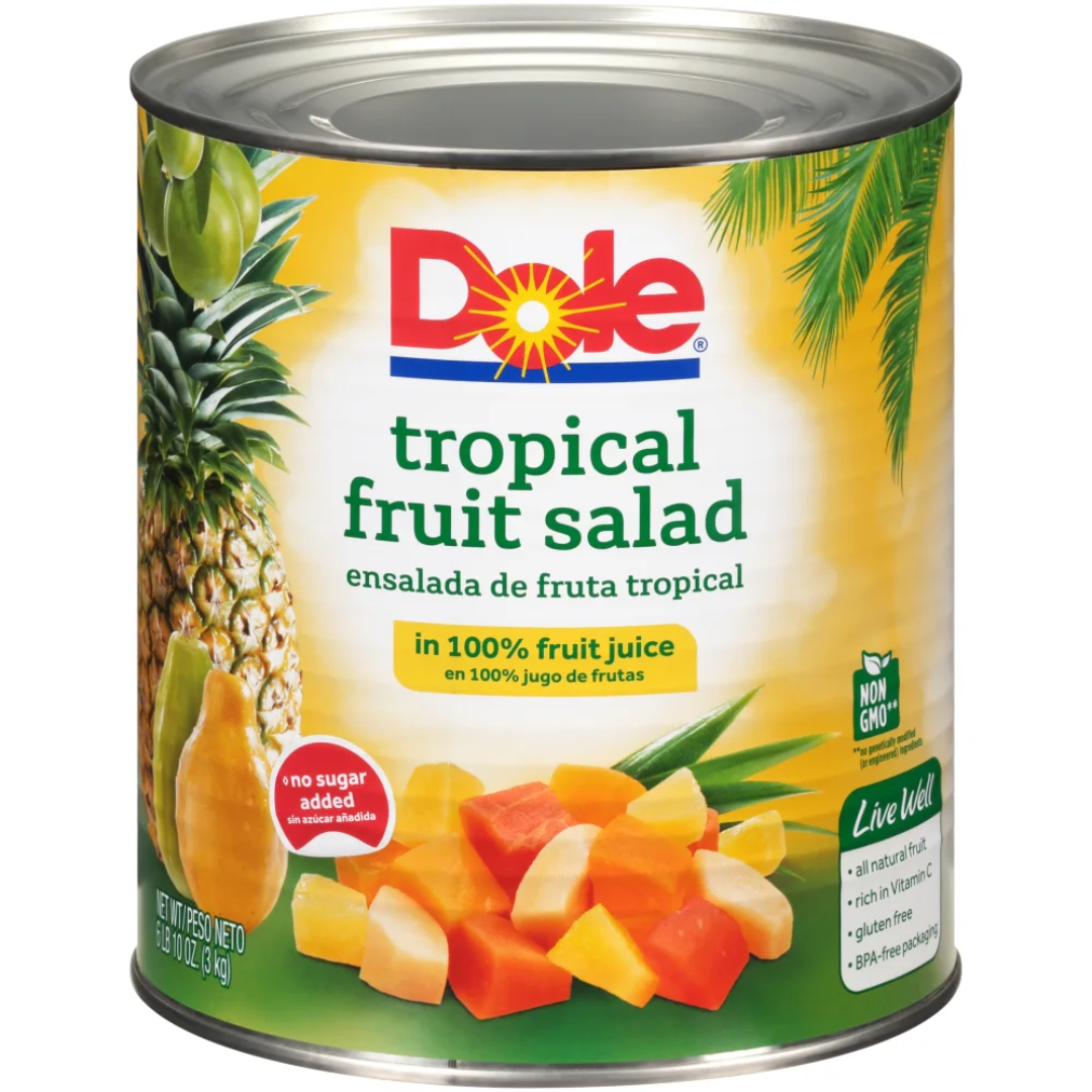 Canned Tropical Fruit Cocktail Salad For Desserts