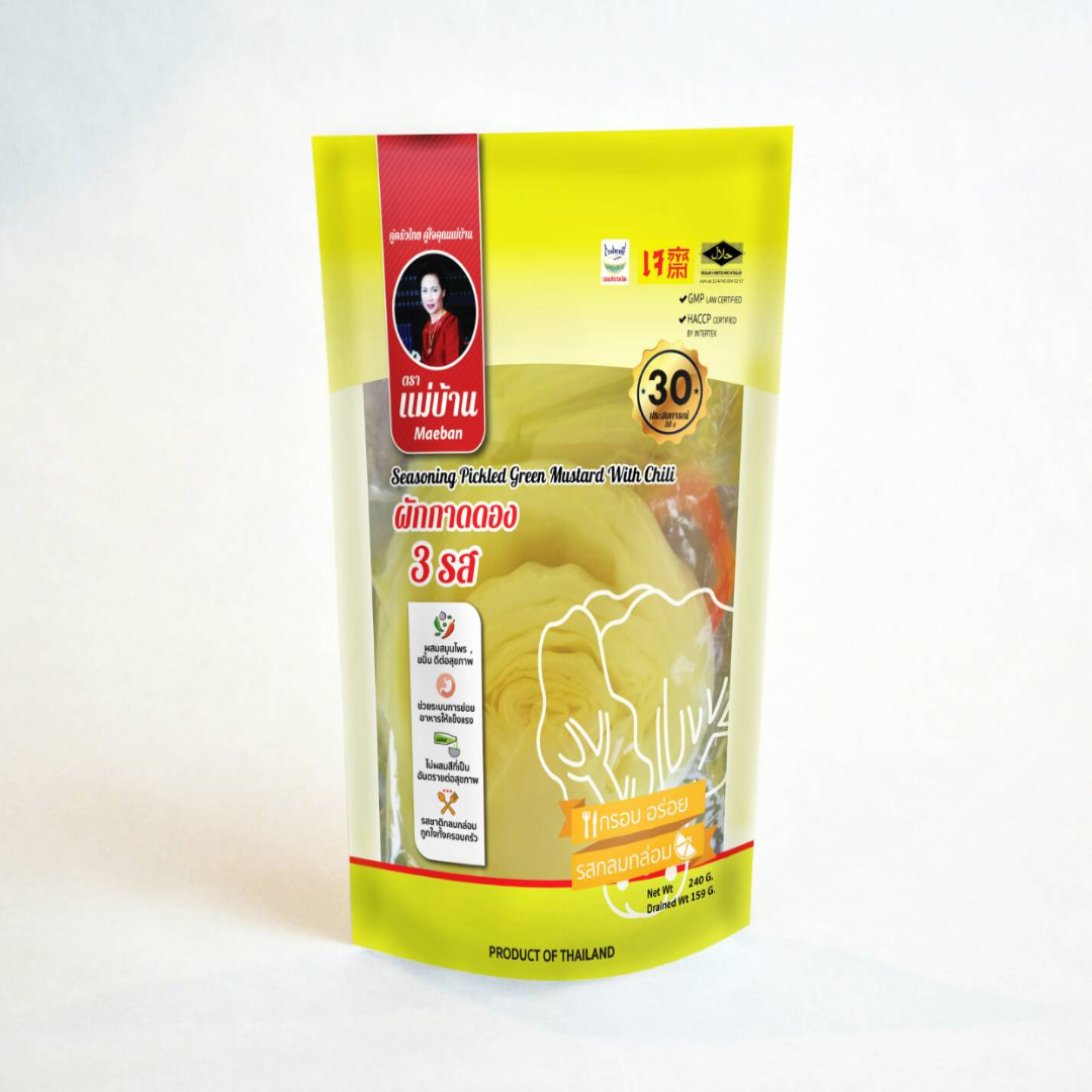 Seasoning Pickled Green Mustard With Chilli
