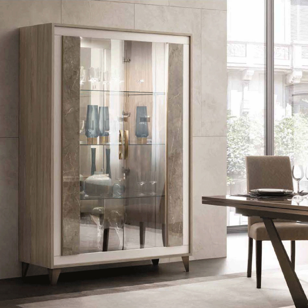 Arredo Ambra Glass Cabinet for Sophisticated Display Storage