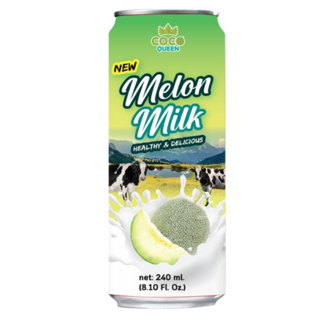 Melon Milk Drink In CAN Wholesale For Creamy Flavor
