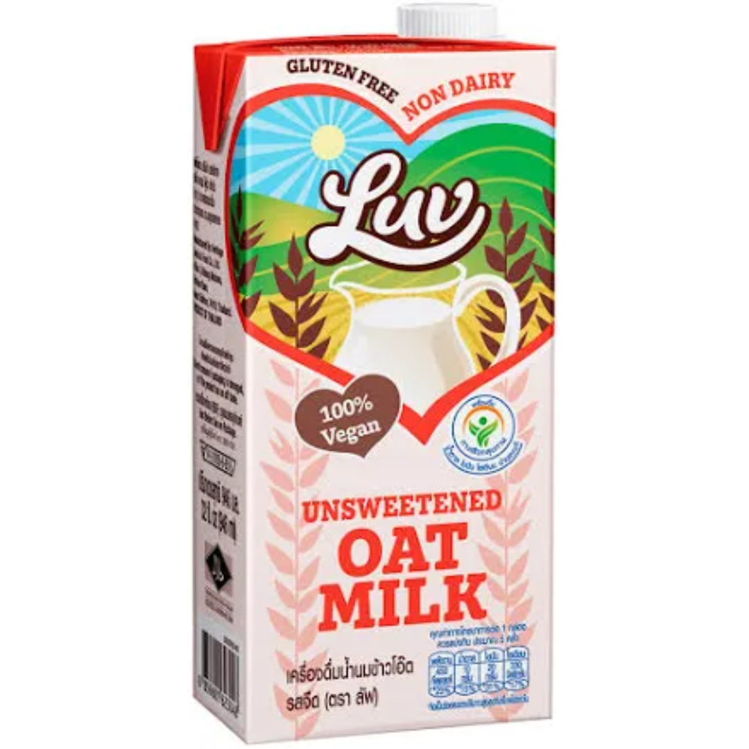 Luv Oat Milk Unsweetened For Creamy Plant Drink