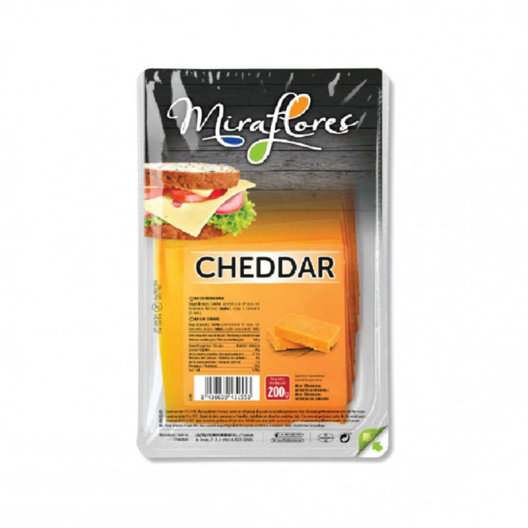 Cheddar Cheese Slices 200G Miraflores Vietnam