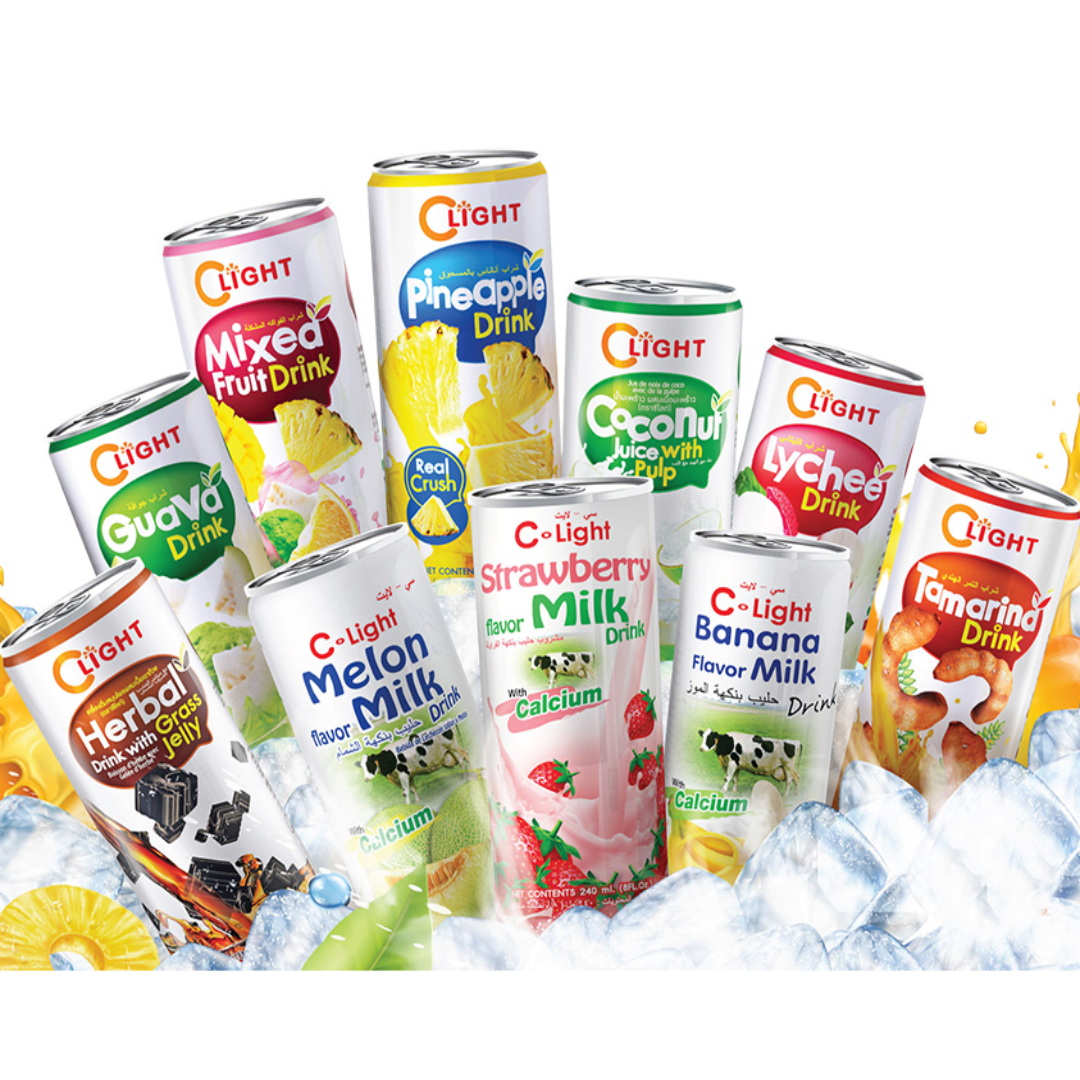 Fruit Juice In Cans C-Light Brand Wholesale
