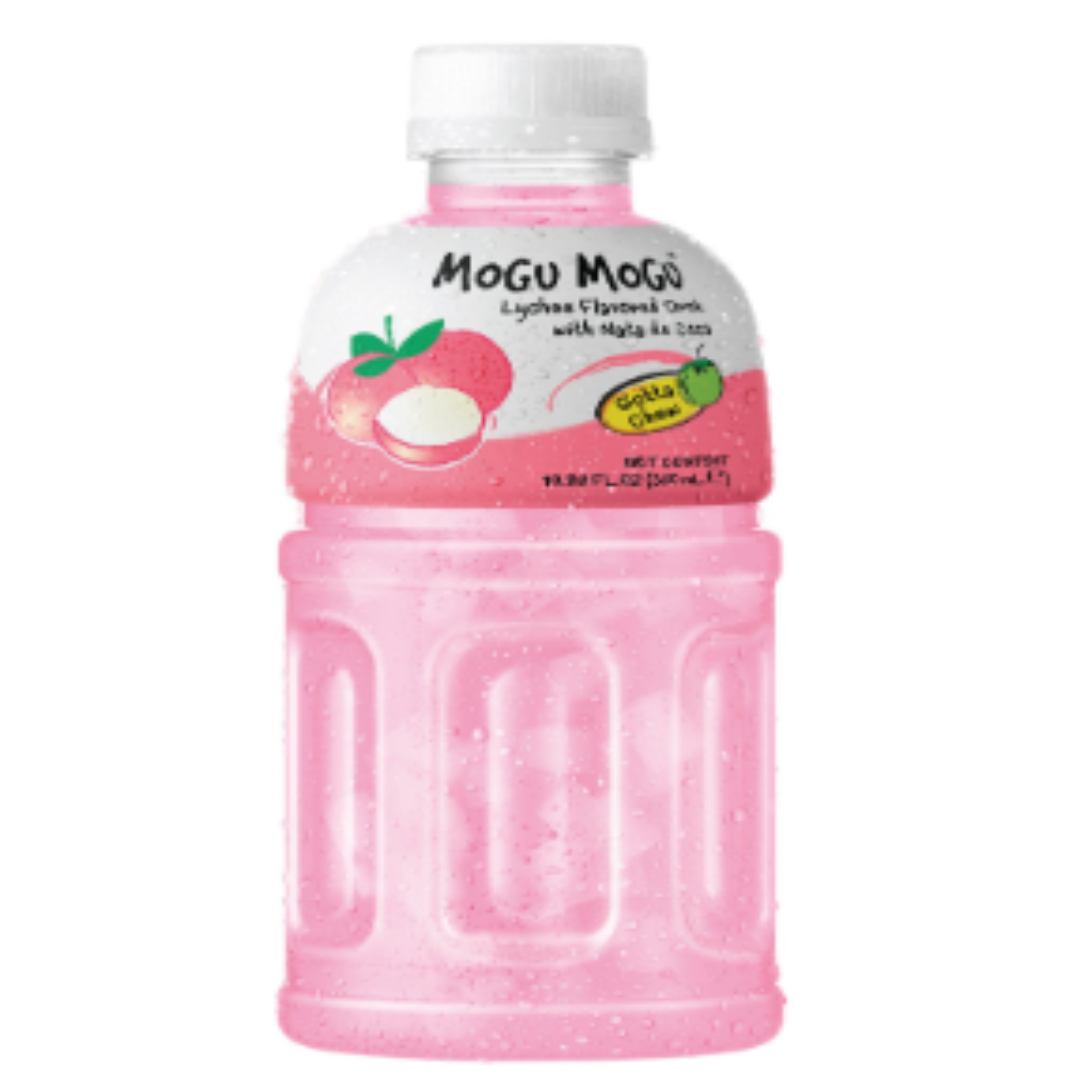 Lichee Soft Drink With Nata De Coco MOGU MOGU 320ml