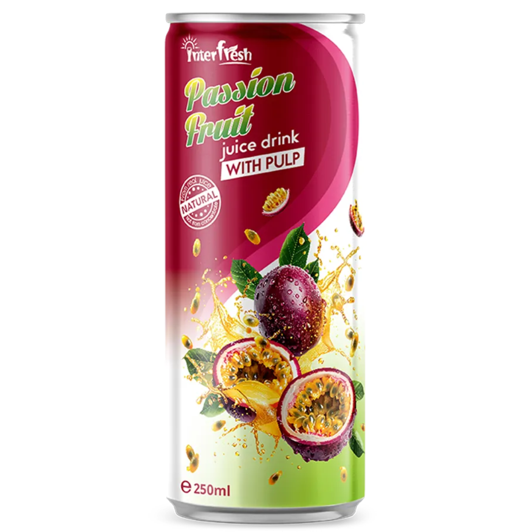Drink Passion Fruit Juice Drink 250ml Vietnam Beverage