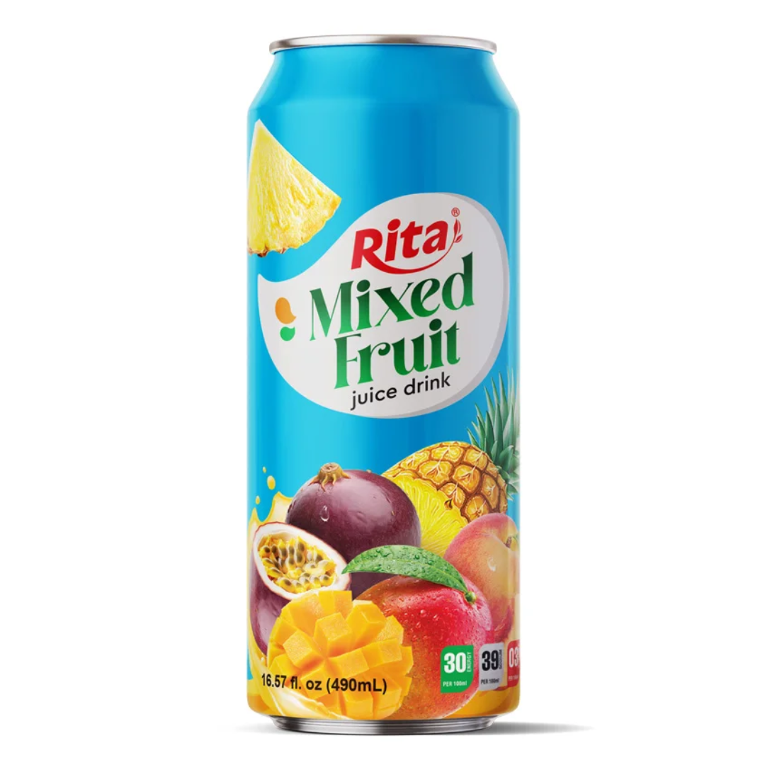 Carbonated Mixed Fruit Drink Refreshing Malaysia