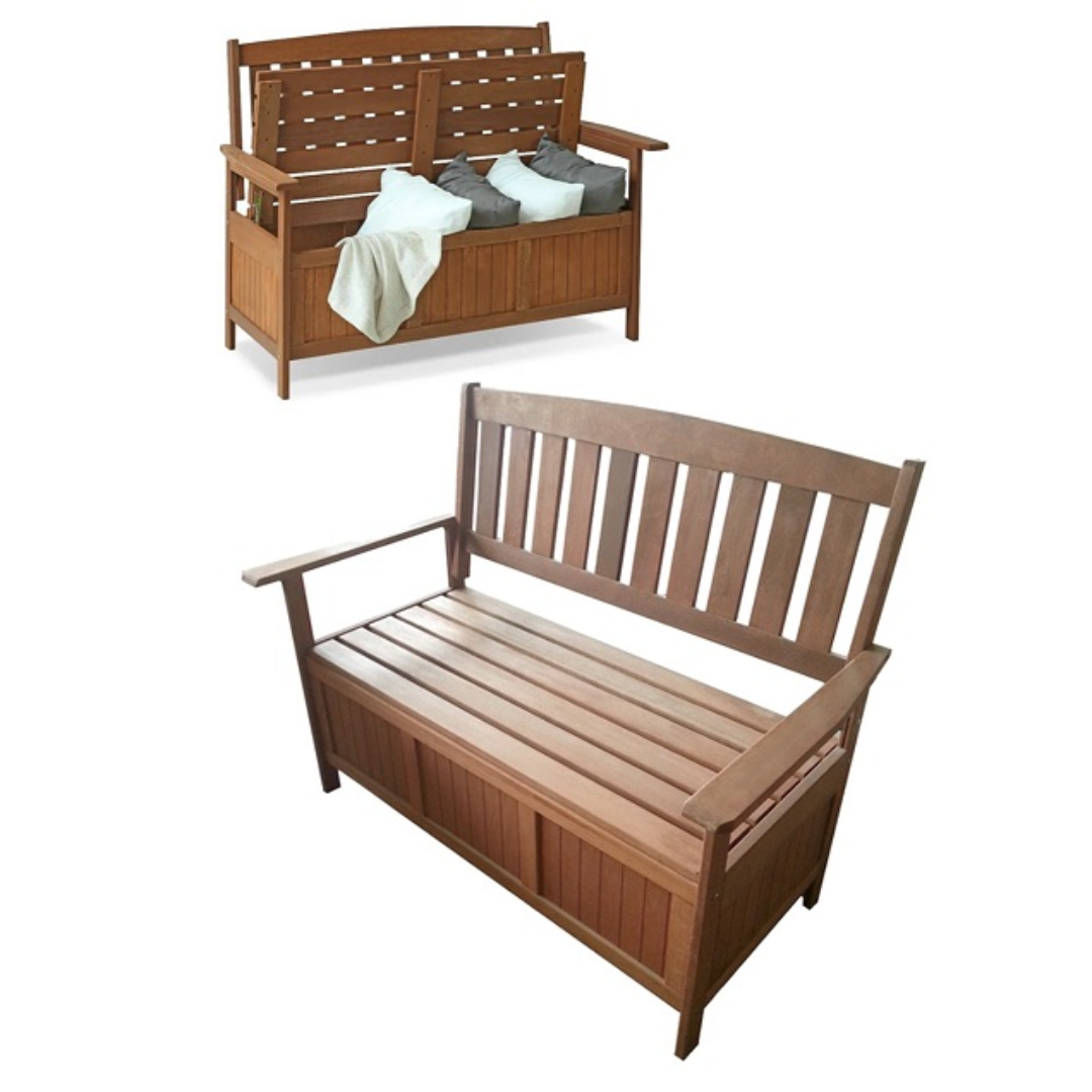 Storage Bench KT-MW103 Menanti Wood for Seating with Hidden Space