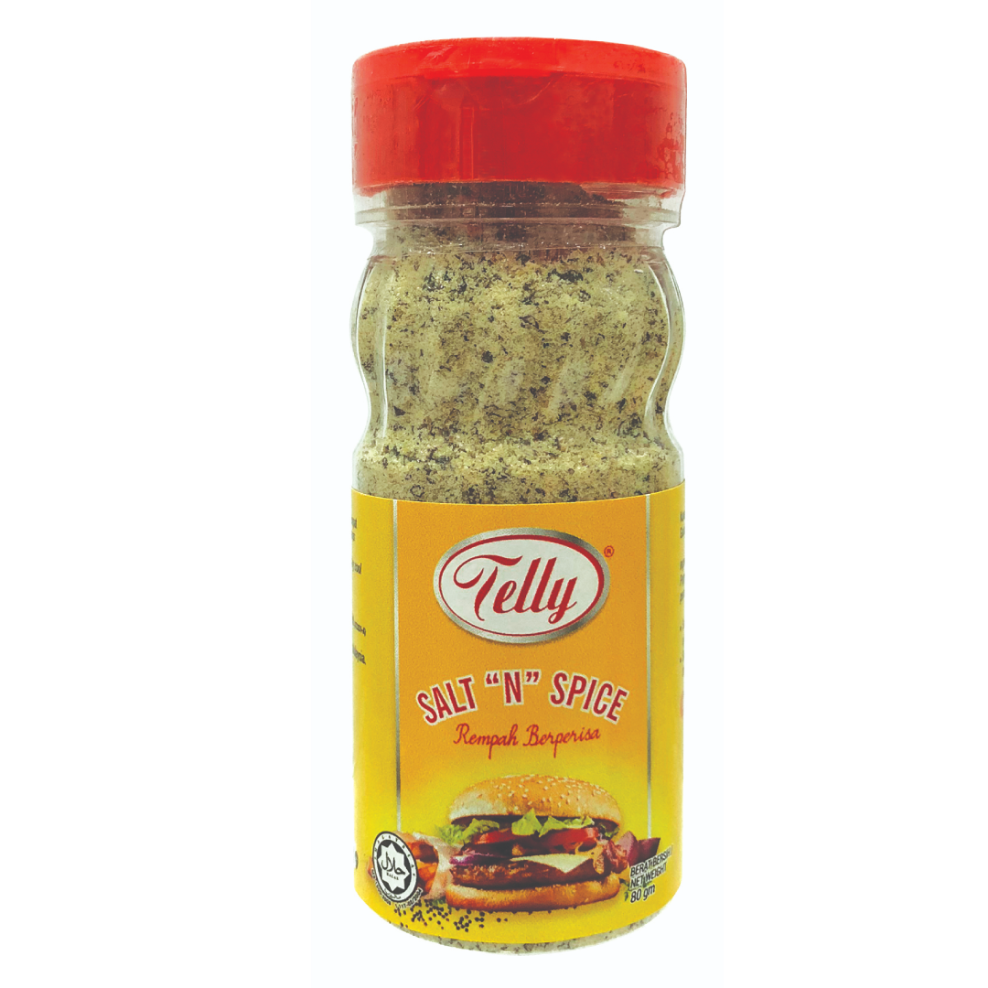 Telly Salt & Spice Seasoning 80g – Flavor Mix Malaysia