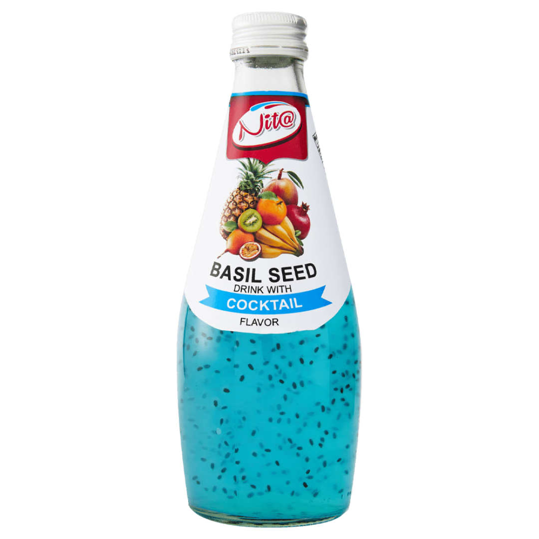 Fruit Drink With Basil Seeds Cocktail Flavor Supplier