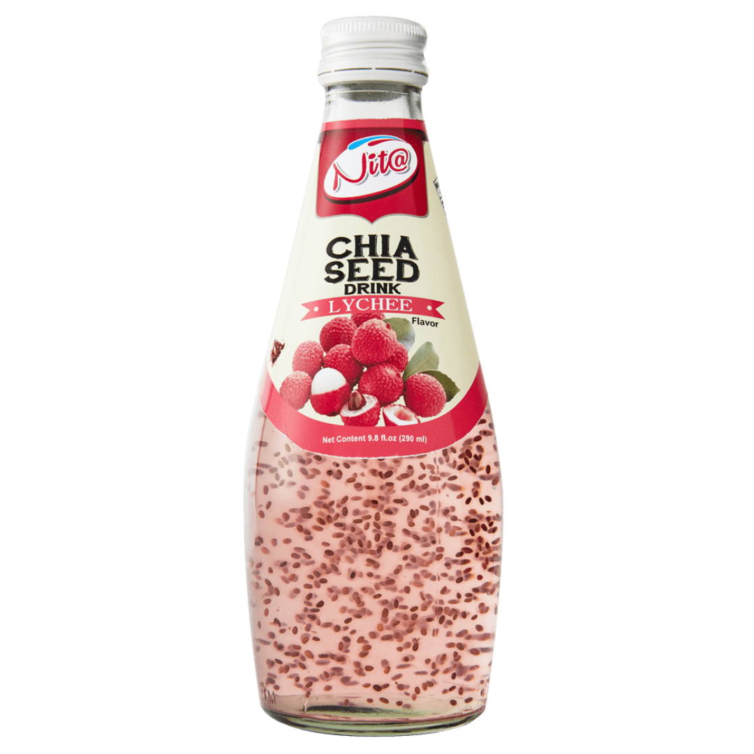 Fruity Drink With Chia Seeds Lychee Flavor Supplier