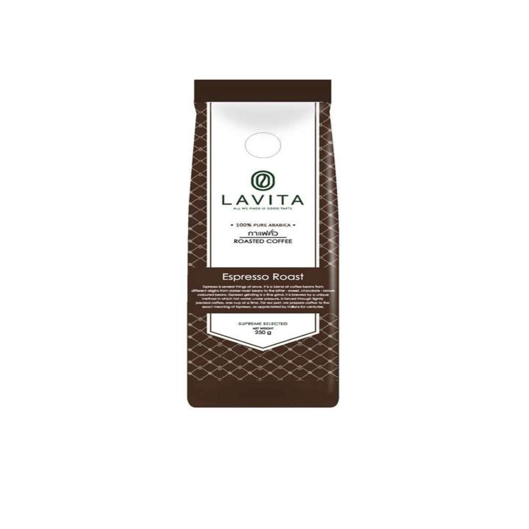 Lavita Espresso Coffee Beans 250g Medium Roast Supplier