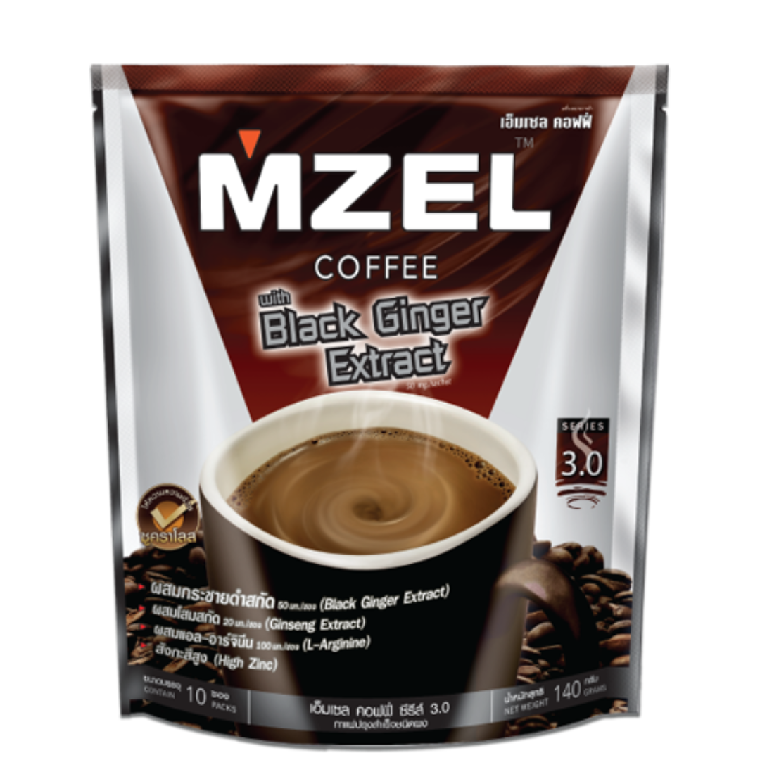MZEL Instant Coffee Mix With Black Ginger Extract
