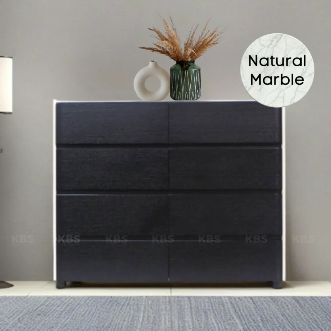 Newquay 4FT Marble Sideboard for Premium Buffet Storage