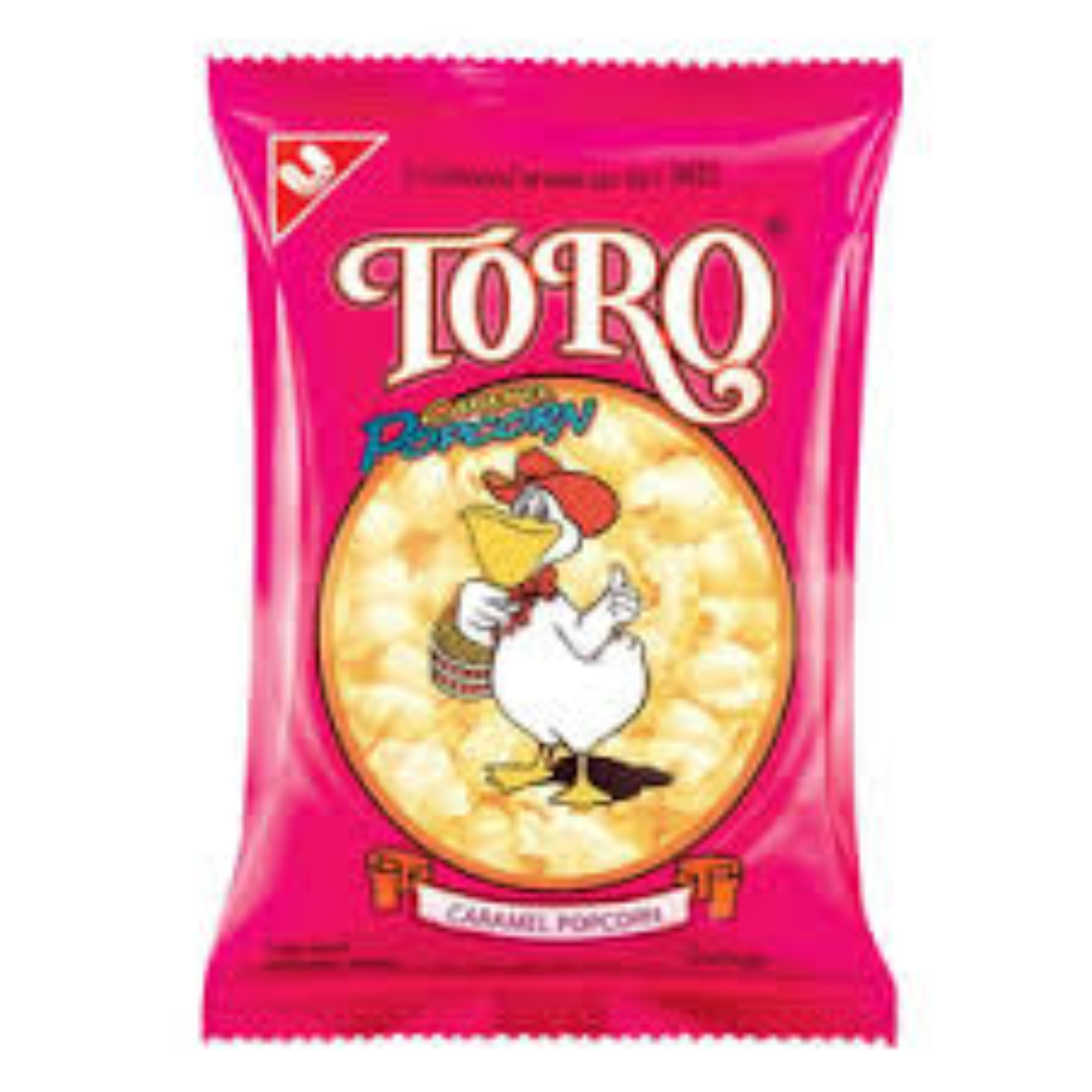 Toro Super Caramel Baked Corn Snacks 55g Wholesale