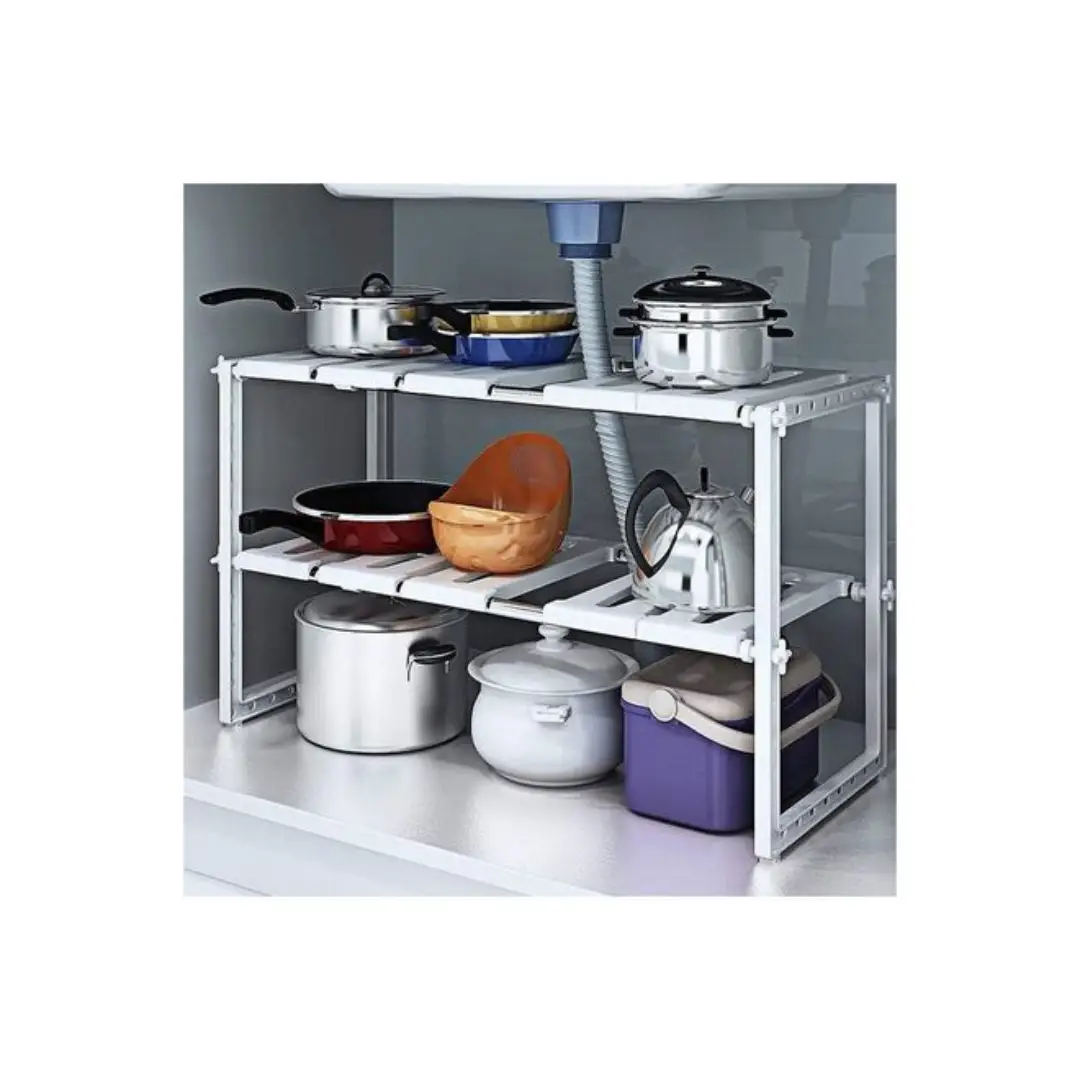 Wholesale Under Sink Organizer White 66x26x38cm Supplier in UAE