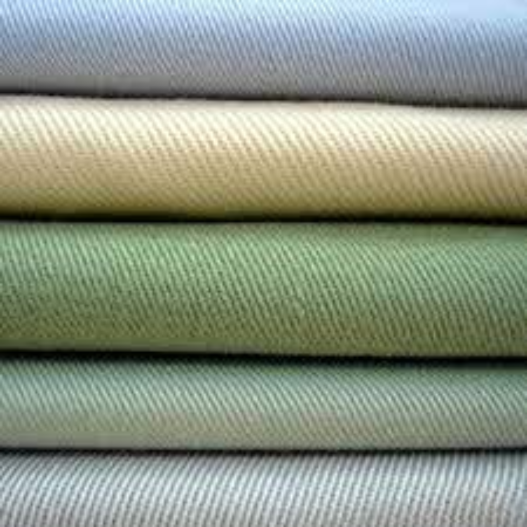 Twill Weave Polyester Fabric Strong Finish Malaysia