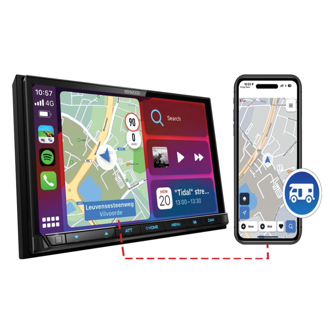 Kenwood DMX8021DABCAMPER GPS Navigation System
