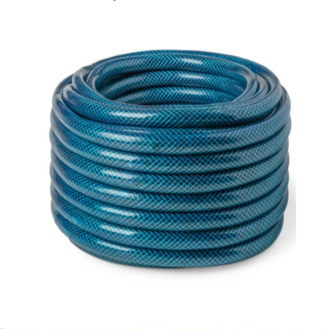 PVC Transparent Braided Garden Hose, 3/4 inch