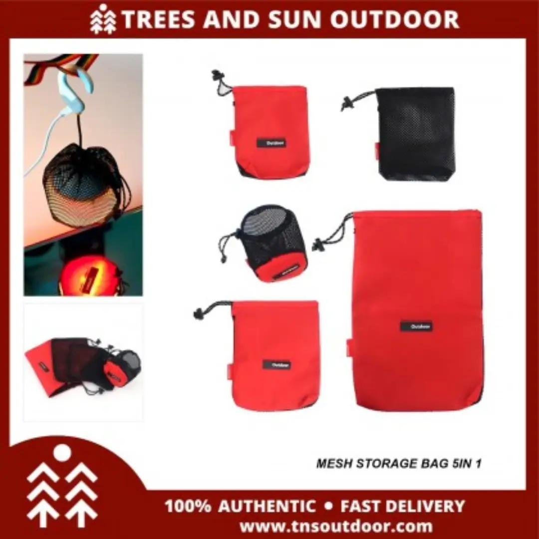 Drawstring Camping Bags 5-in-1 Set – Travel Storage Organizer | Malaysia Supplier